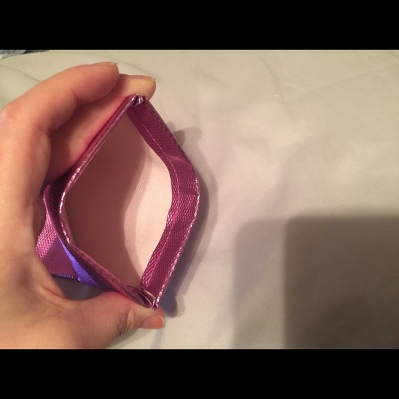 2000s Betsy Johnson Metallic Pink Glasses Case Y2K - Picture 2 of 2